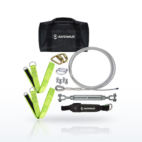 Safewaze 019-80 Cable System, Cable Horizontal Lifeline (HLL) Kit