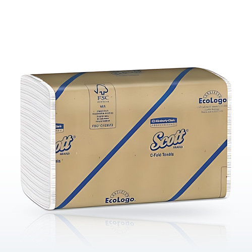 Scott 1510 Towels & Wipers, C-Fold Paper Towel, White