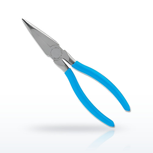 Channellock® Long Nose Plier, Straight Needle Nose, High Carbon Steel, 7-1/2 in