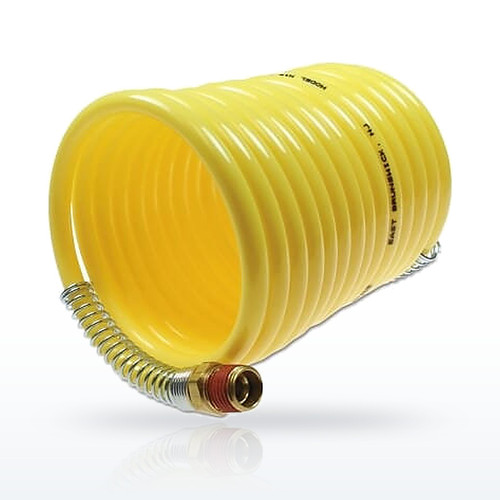 Coilhose Pneumatics N1425B Nylon Self-Storing Air Hoses, 1/4 in I.D., 25 ft