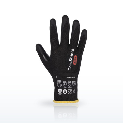 CoreShield® Seamless Knit Engineered Yarn Glove with Foam Nitrile Coated Grip