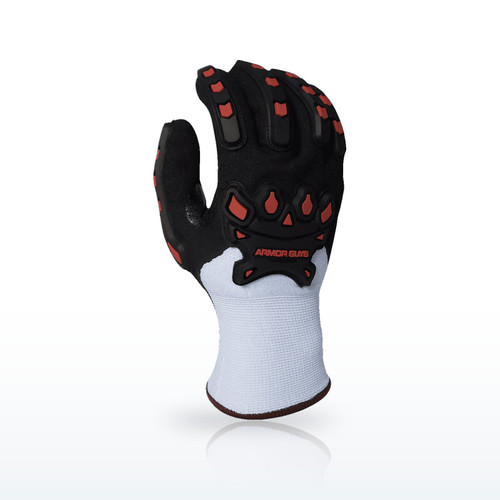 13g ExtraFlex Winter Cut Light Blue Glove Liner, Knuckle Dip, ANSI A4