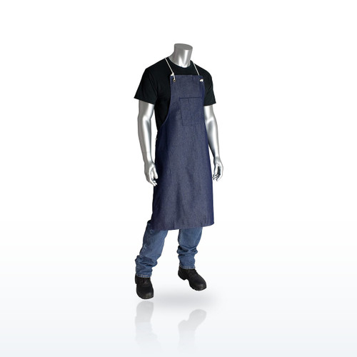 PIP A2836D3BT Denim Apron, One Pocket