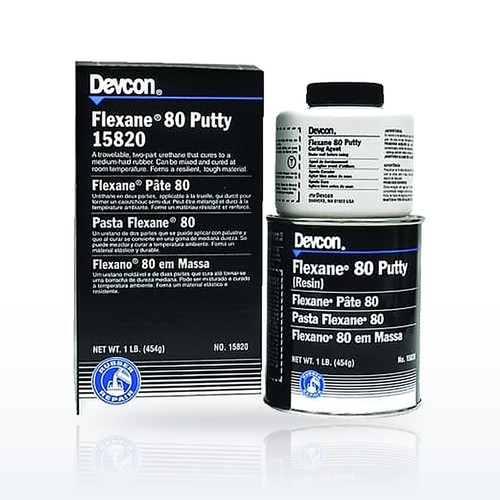 Devcon 15820 Putty Adhesive Products, Flexane 80 Putty, 1 lb
