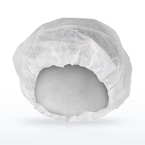 Ansell Head & Face Covers, KleenGuard A10 Light Duty Bouffant Cap, White
