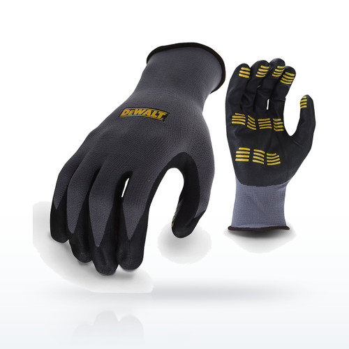 DEWALT DPG76 High Dexterity Tread Grip Glove, Foam Nitrile Coated