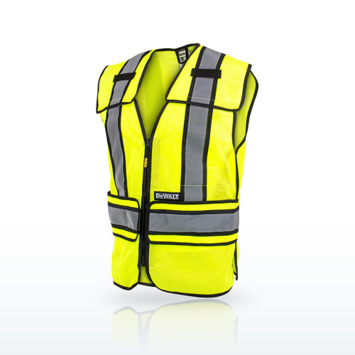 DEWALT Hi-Vis Vests, DSV421 Class 2 Adjustable Breakaway Mesh Vest