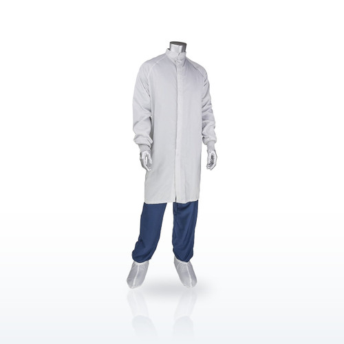 Disctek 2.5 Grid ISO 4 (Class 10) Cleanroom Frock, CFRZC-89WH