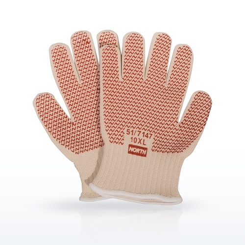 Double Layered Cotton/Poly Knit Glove, Double-Sided Nitrile Coated - 51/7147V