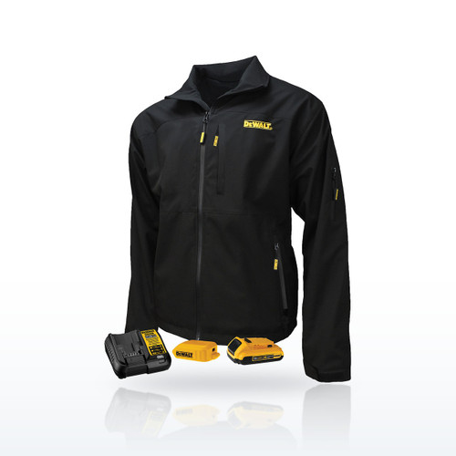DEWALT DCHJ090BD1 Cold Weather Wear, DCHJ090B Men's Heated Structured Soft Shell