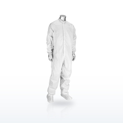 Disctek 2.5 ISO 4 (Class 10) Cleanroom Coverall, CCRC-89WH