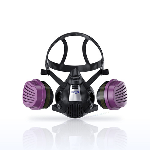 Draeger X-plore 3500 Half Mask Respirator Kits, Size M