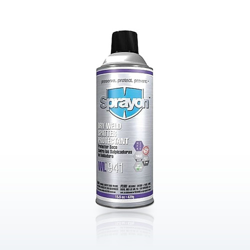 Dry Weld Spatter Protectants, 15.5 oz Aerosol Can, Powder Spray, White
