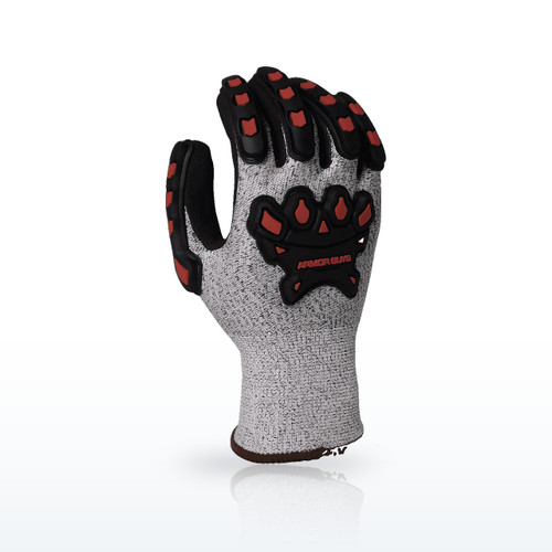 Armor Guys 02-040 Cut Resistant Gloves, ANSI A4, Foam Nitrile Coated
