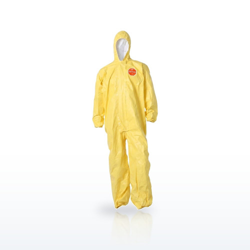 DuPont Tychem 2000 Coverall with Hood, Elastic Wrists and Ankles