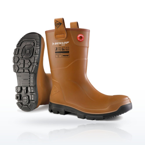 Dunlop Protective Footwear LJ2HR42.07 Boots & Shoes, RigPRO Purofort Steel Toe