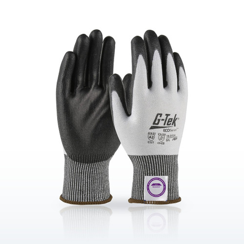G-Tek ECO Series 19-D324 Cut Resistant Gloves, ANSI A2