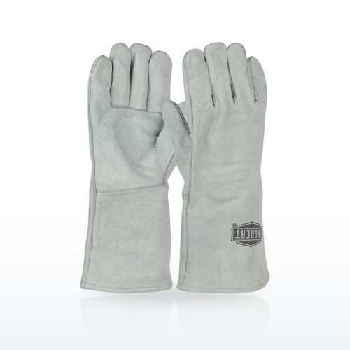 Ironcat 9010 Welding Gloves, Economy Grade Split Cowhide Leather Welder's Glove