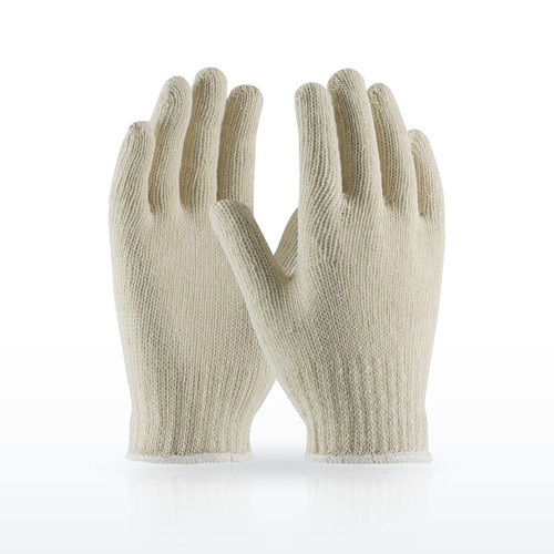 PIP 35-C103 String Knit Gloves, Economy Weight Seamless Knit Cotton/Polyester
