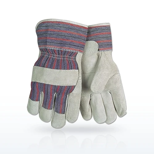 MCR Safety 1220SX Economy Leather Patch Palm Gloves, Large
