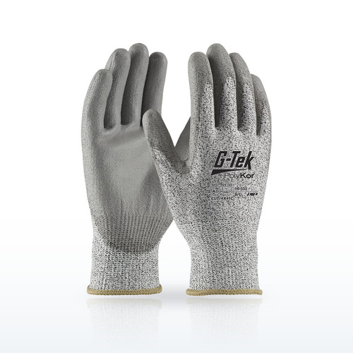 G-Tek PolyKor 16-533 Cut Resistant Gloves, ANSI A3