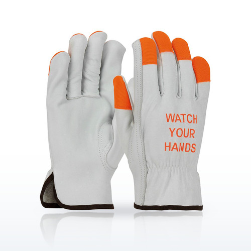 Economy Grade Top Grain Cowhide Leather Drivers Glove