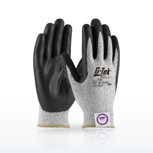 G-Tek ECO Series 19-D334 Cut Resistant Gloves, ANSI A4
