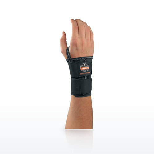 Ergodyne ProFlex 4010 Double Strap Wrist Brace, Left Hand - L