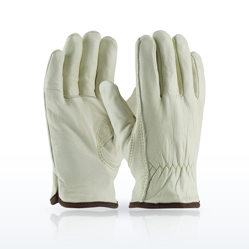 PIP 77-265 Cold Weather Gloves, Economy Top Grain Cowhide Leather Drivers Glove