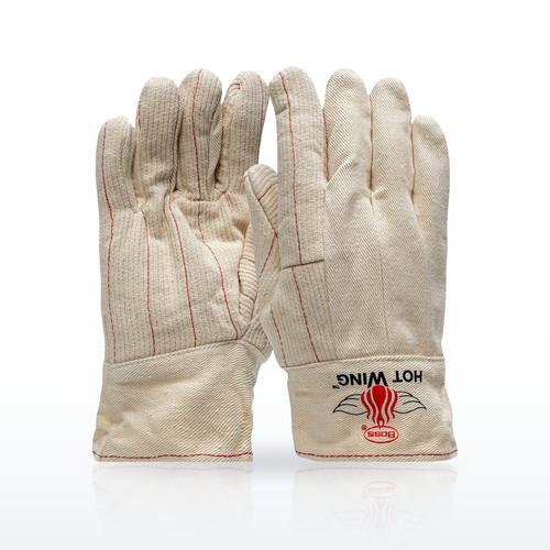 Extra Heavy Weight Cotton Hotmill Glove with Felt Lining - Band Top