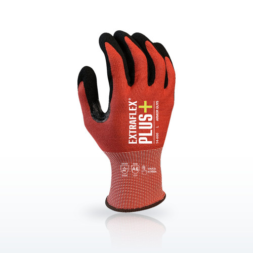 Armor Guys 14-600 Cut Resistant Gloves, ANSI A6, Foam Nitrile Coated