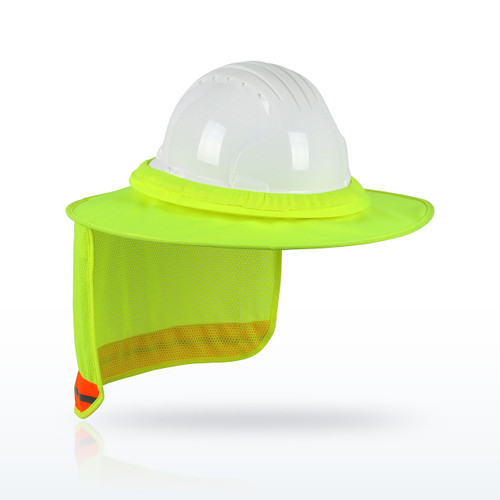 EZ-Cool® Hi-Vis Full Brim Hard Hat Visor with Neck Shade, 396-850