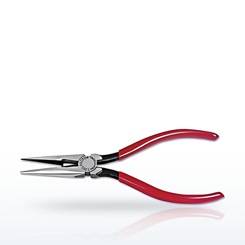 Ergonomics Side Cutting Needle Nose Pliers, Forged Alloy Steel, 6 5/8 in