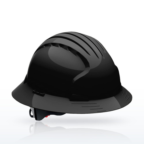 JSP Evolution 280-EV6161 Deluxe Full Brim Hard Hat, HDPE Shell
