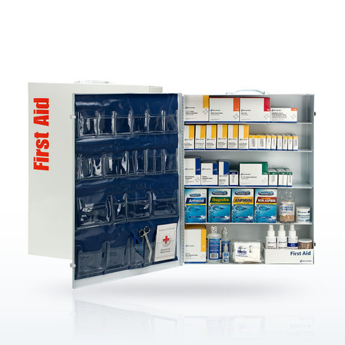 First Aid Only 200 Person 5 Shelf First Aid Industrial Metal Cabinet with