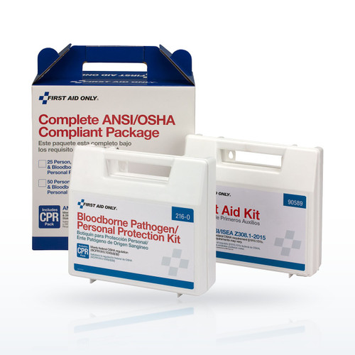 First Aid Only 90764 First Aid Kits, 25 Person Complete ANSI/OSHA Compliance