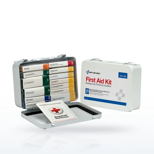 First Aid Only 241-AN 25 Person 16 Unit First Aid Kit, Metal Case