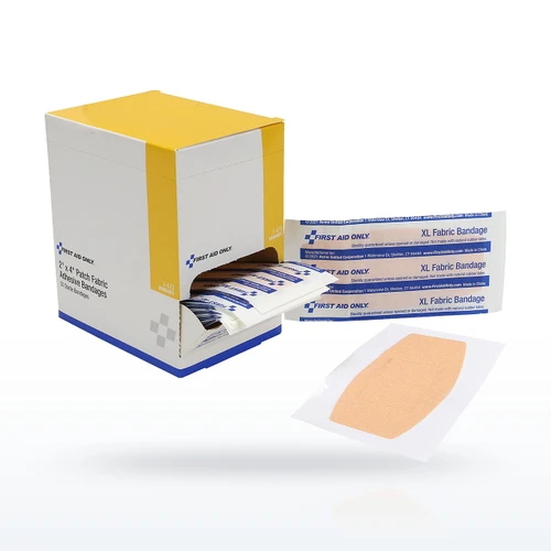 First Aid Only 1-470 Bandages & Dressings, 2 x 4 X-Large Fabric Bandages