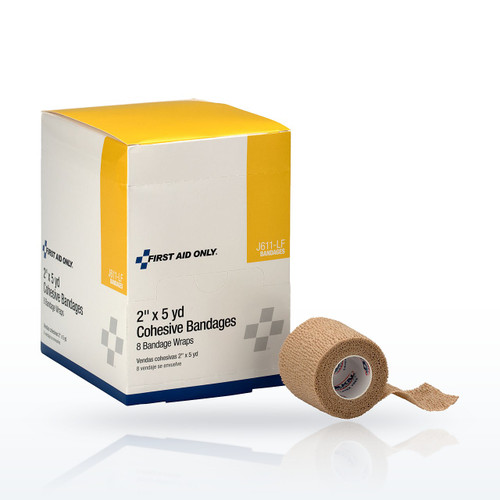 First Aid Only J611-LF Bandages & Dressings, 2x5 yd. Self-Adhering Wrap