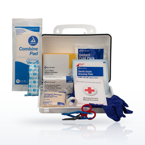 First Aid Only 6084 25 Person Plastic Contractor First Aid Kit, OSHA Compliant