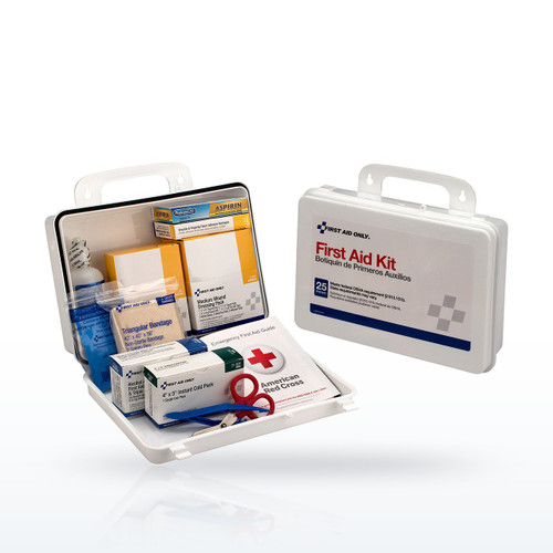 First Aid Only 25 Person Bulk Plastic First Aid Kit, OSHA Complaint