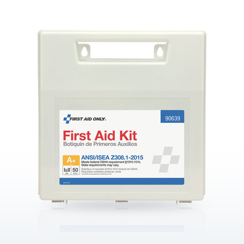 First Aid Only 90639 50 Person ANSI A+ Bulk First Aid Kit, Plastic, ANSI