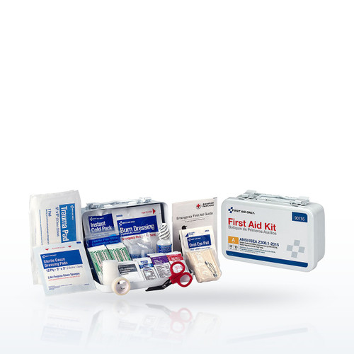 First Aid Only 90755 First Aid Kits, 10 Person Bulk First Aid, Metal