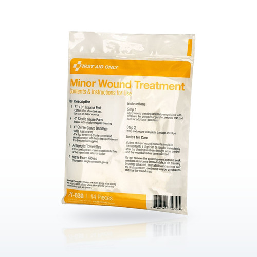 First Aid Only 14 Piece Minor Wound Triage Pack