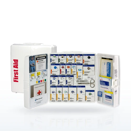 First Aid Only 1001-FAE-0103 First Aid Cabinets & Stations, 50 Person Plastic