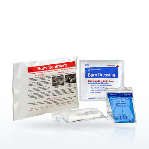 First Aid Only 71-070 First Aid Kits, 6 Piece Water-Jel Burn Care Triage Pack
