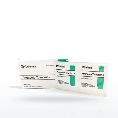 First Aid Only Ammonia Wipes, 10 Count