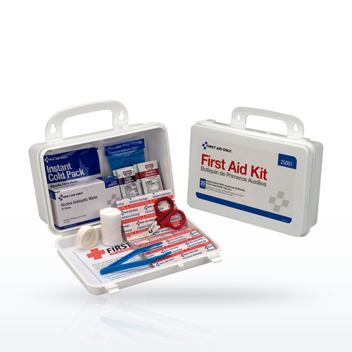 First Aid Only 25001 25 Person First Aid Kit, 112 Pieces, OSHA Compliant