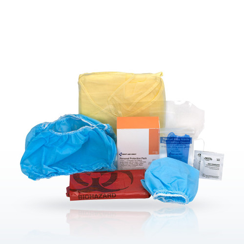 First Aid Only BBP Personal Protection Pack, 10 pieces (2 BZK Antiseptic