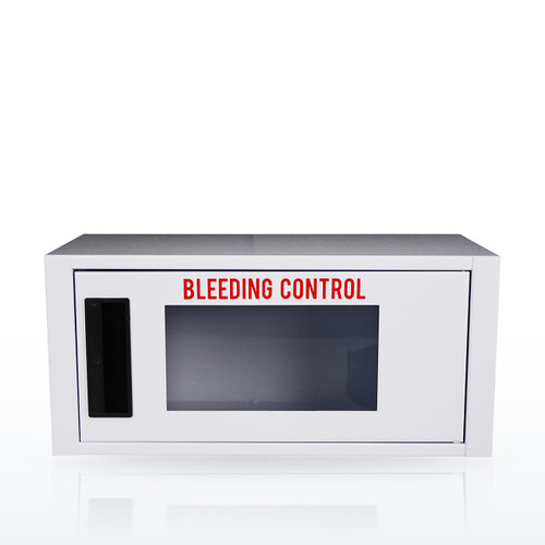 First Aid Only Bleeding Control Small Empty Cabinet, without Alarm